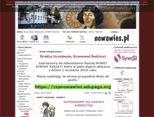 Tablet Screenshot of nowawies.pl